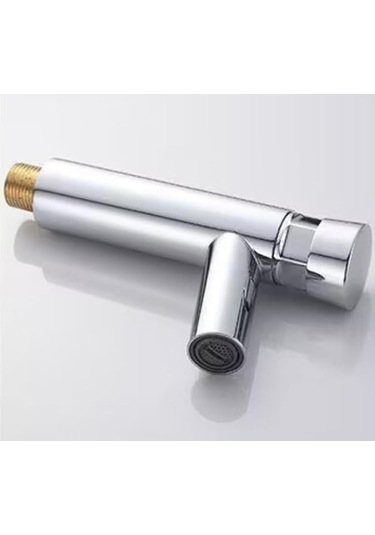 Duvara Monte Gecikme Musluk Mutfak Kendi Kendine Kapanış Tasarrufu Su Lavabosu Pirinç Krom Musluk Banyo Yıkama Havzası Muslukları, Zaman Gecikmesi Musluk Krom