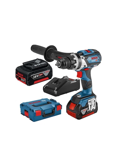 Bosch Professional GSR 18V-110 C 2x5.0 Ah Çift Akülü Delme Vidalama Makinesi L-Boxx - 06019G010C