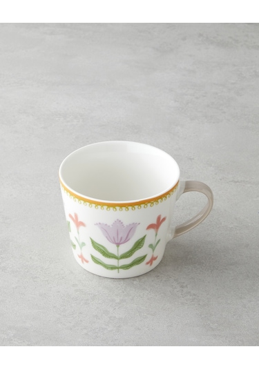 English Home Floral Garden New Bone China Kupa 450 Ml Renkli Çok Renkli
