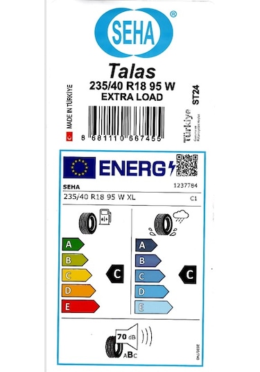 Seha 235/40 R18 95W XL ST24 Talas Yaz Lastiği 2024