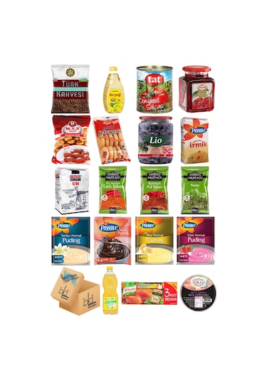 Blueden Kurban Kumanya Yardım Erzak Kolisi 40 Parça 7 Nolu Paket