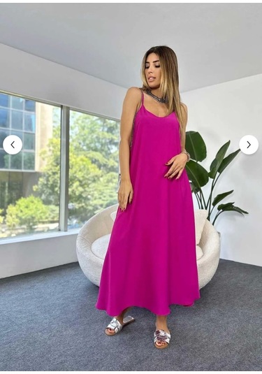 Aerobin Uzun Elbise Mor