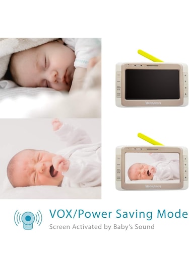 Moonybaby Split 50 Düşük Emf Kablosuz Bebek Monitörü - 2 Kamera