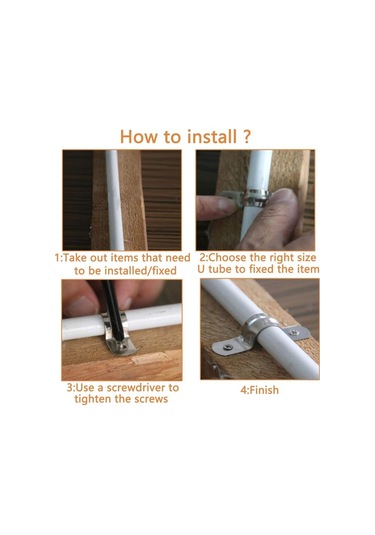 Kule Hortum Kelepçesi 304 Paslanmaz Çelik 2 Parça 32mm B Diğer