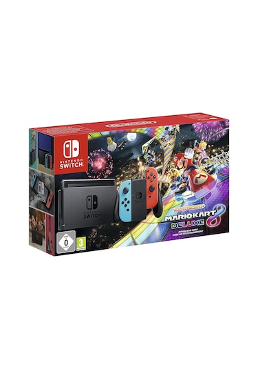 Nintendo Switch Mario Kart 8 Deluxe Bundle Oyun Konsolu (İthalatçı Garantili)