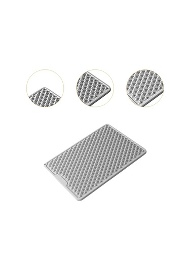 Suntek Ayak Masaj Aleti Hafif Kompakt Akupresür Matı Fitness Gri