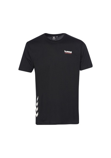 Hummel Member T-shırt S/s Erkek Kısa Kol T-shırt Siyah Siyah