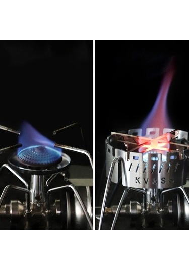 Pazly Kamp Ocağı Ön Camı - Paslanmaz Çelik Brülör Camı + Saklama Çantası Gümüş