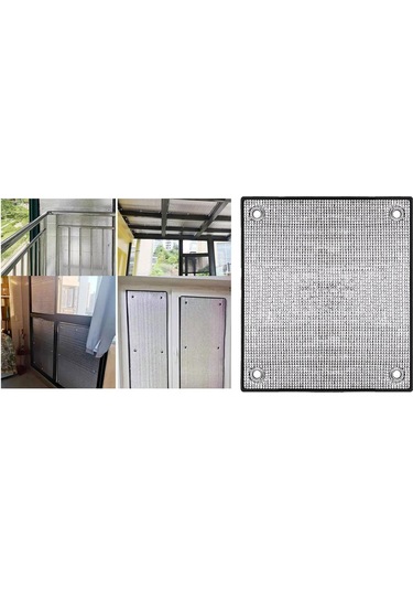 Dolıty Banyo Kapı Balkon Için Alüminyum Folyo Yalıtım 50cmx50cm