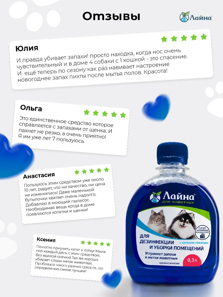 Lajna Çeşitli Yabani Hayvanlar İçin Kedi Ve Köpek İdrar Kokusu Nötrleştirici Line Layna 5058530