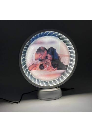 Derinlik Gösteren Yuvarlak Sihirli Ayna Çok Renkli