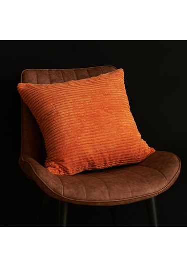 Homyl Kadife Yastık Kılıfı, Atma Kılıfı 18x18 Inç/45x45 Turuncu