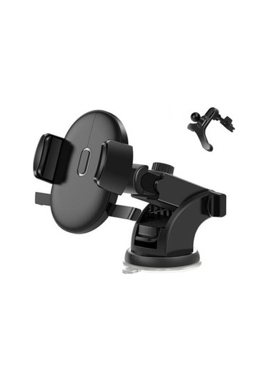 Pazly Vantuz Ulus Tutucu Telefon Siyah Havalı Desteği Çıkışı Cep Braketi + - - Eb - Aksesuar -