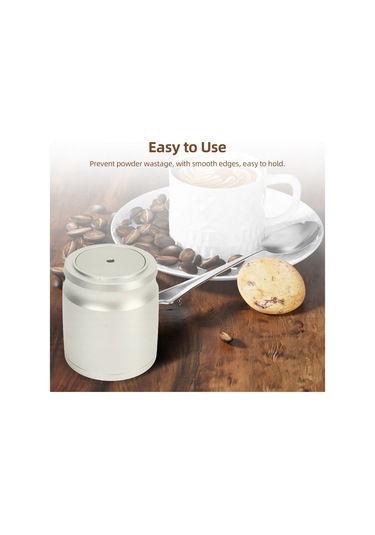 58mm Alüminyum Alaşımlı Kahve Tozu Seçici Dozaj Halkalı Gümüş Gümüş