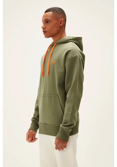 Bad Bear Blaze Erkek Haki Kapüşonlu Sweatshirt 220212037-THY Haki