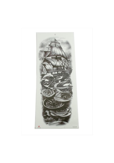 Gemi Tattoo Kol Dövme Sticker