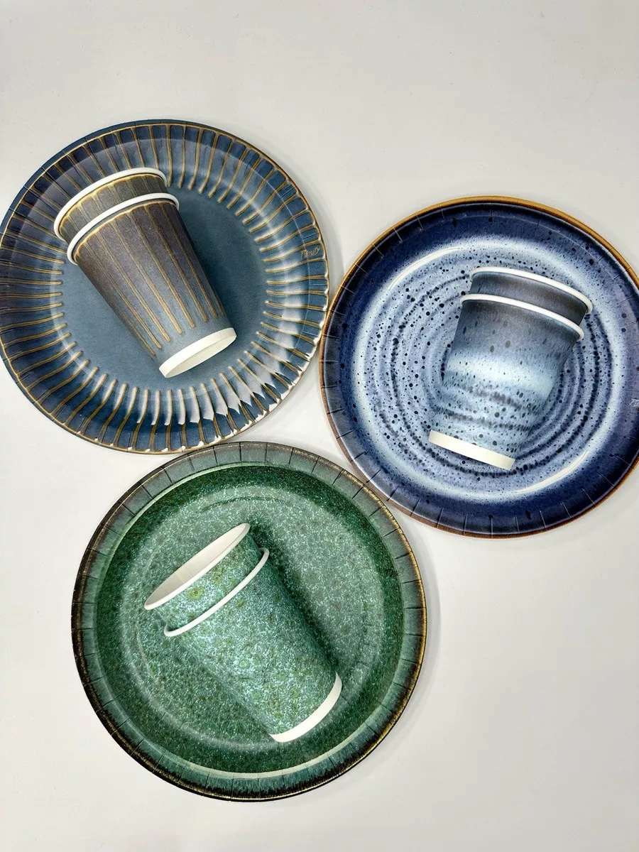 Priority. 12 Kişilik Söz Potteri Tek Kullanımlık Sofra Seti 237257348 100 adet