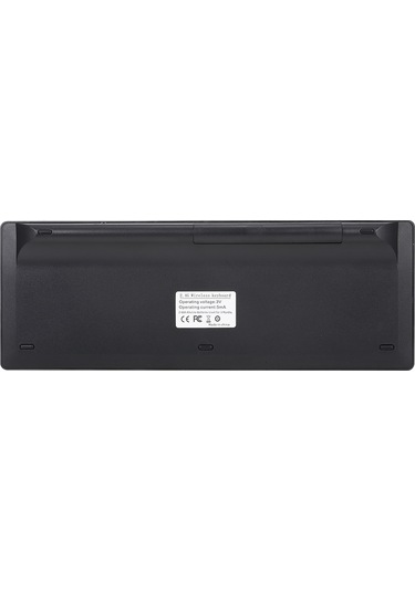 Yunboo 2.4g Kablosuz Klavye - İnce Tasarım, Sessiz Tuşlar, Pc Ve Laptop İçin 95 Tuşlu Siyah Klavye