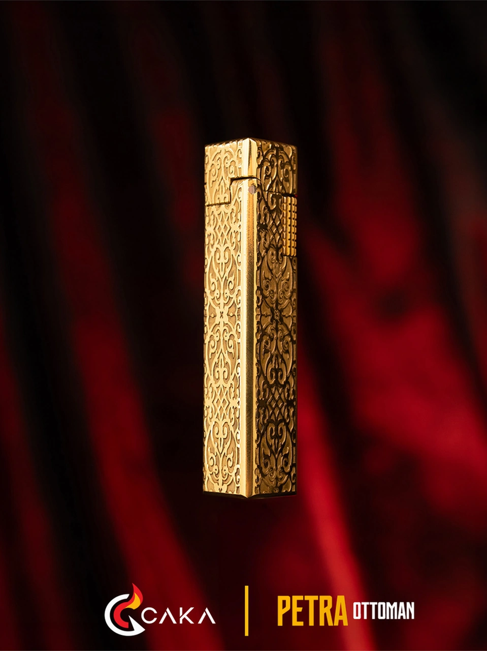 Caka Lighter Petra Ottoman Premium Çakmak Gold