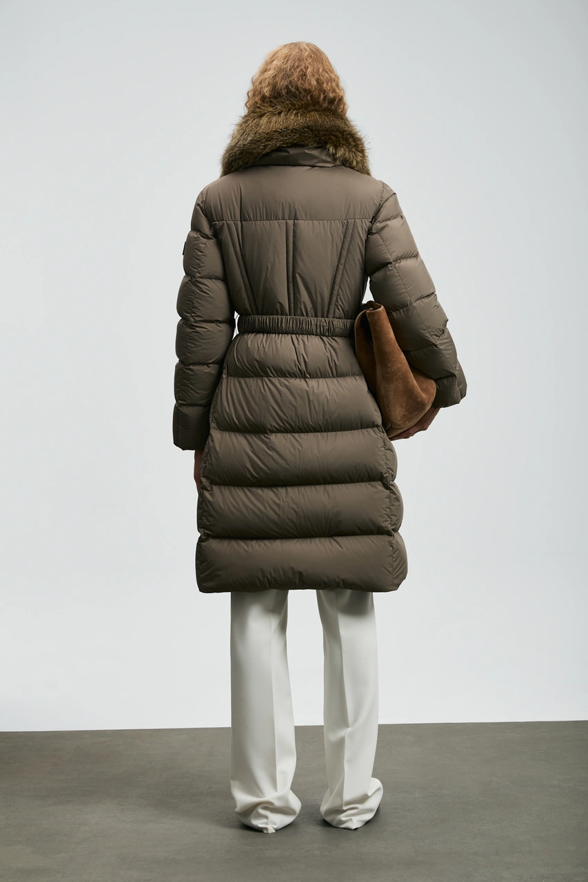 Lufian Eco Kaz Tüyü Kadın Mont Kum Kum 122120046100580 Kum