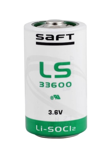 Saft LS33600 D Size 3.6 V Li-SOCI2 Lityum Pil