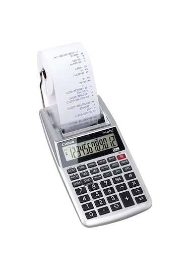 Canon P1-dtsc Ll 12 Hane Şeritli Hesap Makinesi Beyaz