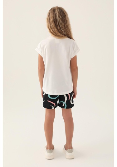 Roly Poly 3397 Cat Kız Çocuk Şort Takım 001