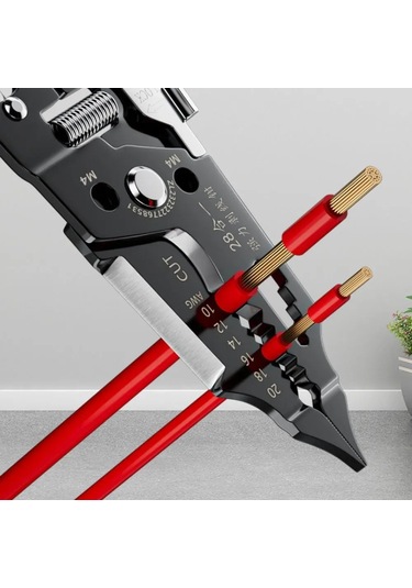 Symbee A635 Model Elektrikçi Pense - Tel Soğutma, Kesme Ve Presleme İşlevleriyle Çelikten Yapılmış Çok Amaçlı Alet