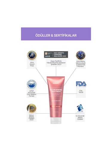 Kundal Leather Violet Muguet Protein Kompleksi İçeren Onarıcı Bakım Kremi 250 ML