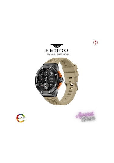 Ferro Fsw1117d-gk Amoled Ekran Akıllı Kol Saati