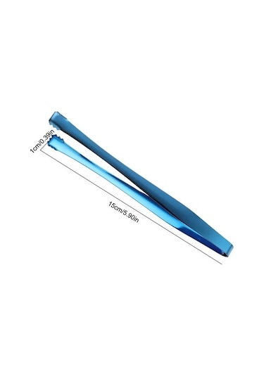 Ulzyvf Yumurta Yemek Temizleme Salata Pişirme Paslanmaz Mutfak Mavi Mavi Maşası Klip Kelepçesi Kaymaz Gadget Cm Cımbız Chalazae Çelik Buz Biftek Barbekü Aracı 15 Xd Mavi