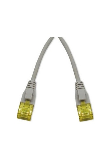 Beek BC-U6A150S 15 MT CAT6A UTP AWG28 LSZH Slim Patch Cord Kablo Gri
