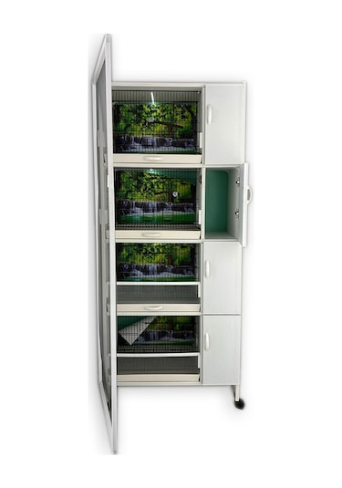 İstanbul Kafes Model 1y Pvc Kuş Dolabı