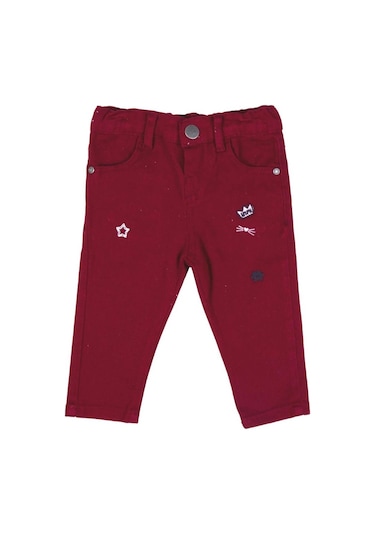 Bebepan Pantolon Star Gabardin-2596 Bordo