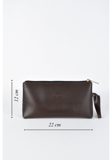 Biriz Kadın Makyaj Çantası - Acı Kahve