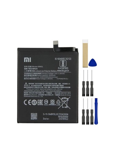 Xiaomi Mi 9 Bm3l Batarya Pil Tamir Seti Ve Pil Bandı