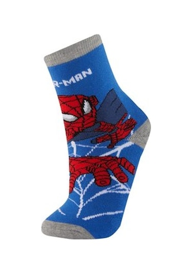 DeFacto Erkek Çocuk Marvel Spiderman 2'li Pamuklu Kışlık Çorap A6340A8NSKR1