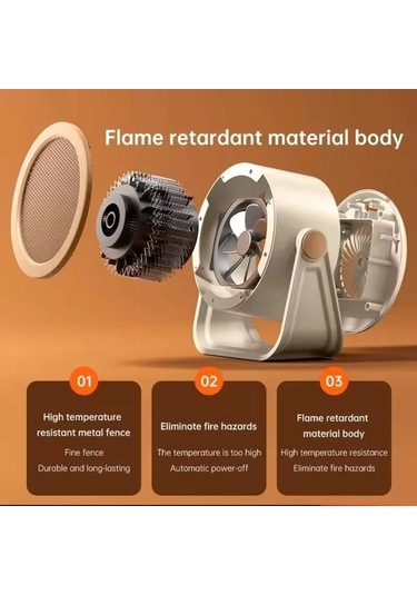 Trendooze Genişletilmiş Dongjing Masaüstü Elektrikli Isıtıcı Sıcak Hava Üfleyici