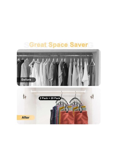 Ganzhoushop Paslanmaz Çelik Çorap Kurutma Rafı Klipsi Rüzgar Geçirmez Düşmeye Karşı Dayanıklı Askı Sütyen Külot İçin Çok Renkli