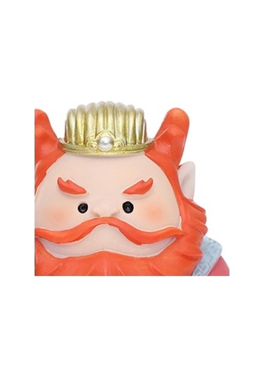 Lijinxu Magideal Karikatür Reçine Çin Ölümsüz Heykelcik Ejder-kral