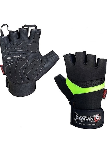 Dragondo Body41 Gel Foam Halter, Body, Ağırlık Ve Fitness Eldiveni Siyah