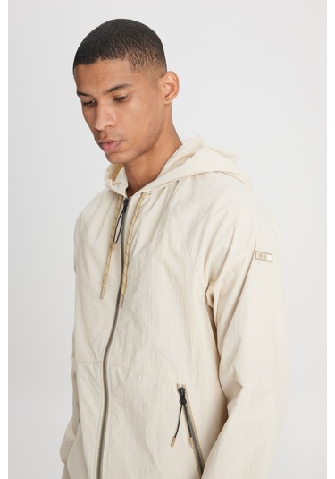 Regular Fit Normal Kesim Kapüşonlu Taş Rengi Mont Ceket L231225013 Taş