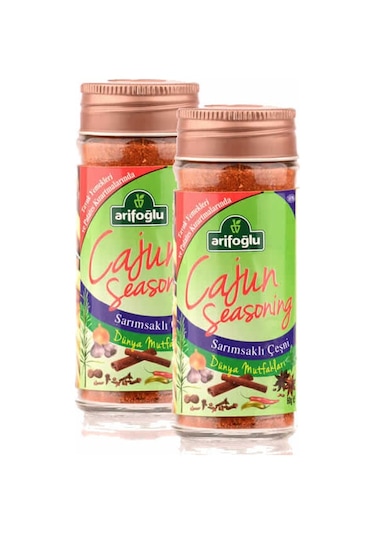 Arifoğlu Cajun Seasoning Sarımsaklı Çeşni 2 x 60 G