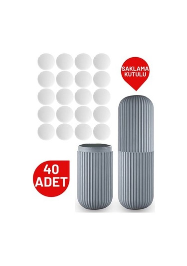 Modacar 40 Adet Tablet Güve Topu Naftalin Kutulu Set