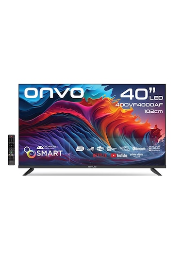 Onvo 40OVF4000AF 40" Frameless Android 13 Full HD Smart LED Tv