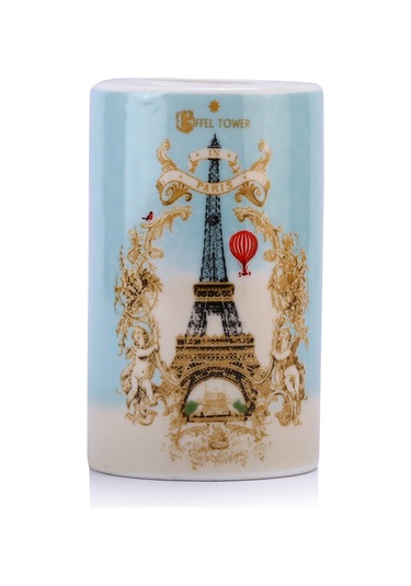 SERAMİK DİŞ FIRÇALIK ROMANTİK YEŞİL MODEL 7X7X11CM Diğer