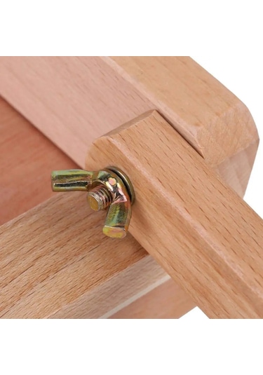 Katlanır Boyama Ahşap Kroki Şövale Ayarlanabilir Sanatçı Ahşap