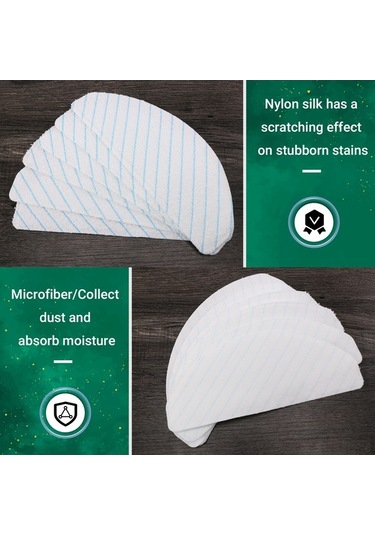 Moly Ecovacs Deebot Ozmo T8/t9 Uyumlu 60 Adet Tek Kullanımlık Paspas Bezi, Yıkama İmkanı