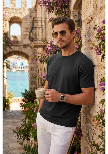 Buratti Erkek T Shirt 5902985 Antrasit Antrasit