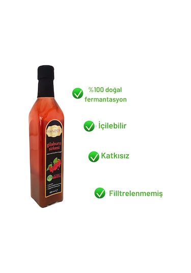 Hanzade Bitkisel Gilaburu Sirkesi 500 ML